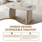 Wood Extendable Dining Table