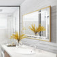 40x30 Inch LED Bathroom Beveled Mirror