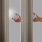 Twist Tab Total Blackout Window Curtain Panel Pewter 50x84"
