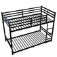Bunk Bed with Ladder and High Guardrail