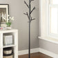 Clover 18 Hook Freestanding Metal Coat Rack Hat Hanger Black - view 4