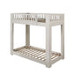Cedro - Twin Over Twin Bunk Bed - Weathered White