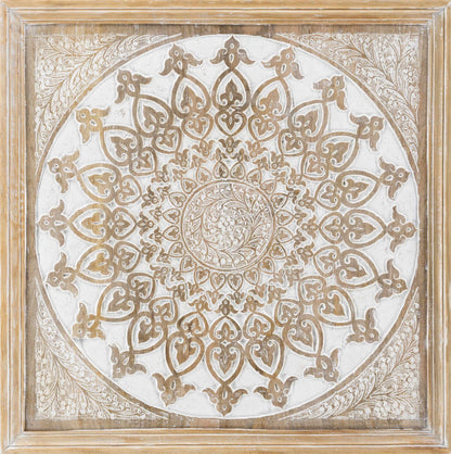 Boerne Traditional Pattern Wooden Wall Art Decor - Clearance