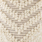 Bordon Ivory Textured Pom-Pom Stool - Clearance