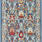 Neola Navy Blue Damask Area Rug
