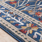 Neola Navy Blue Damask Area Rug