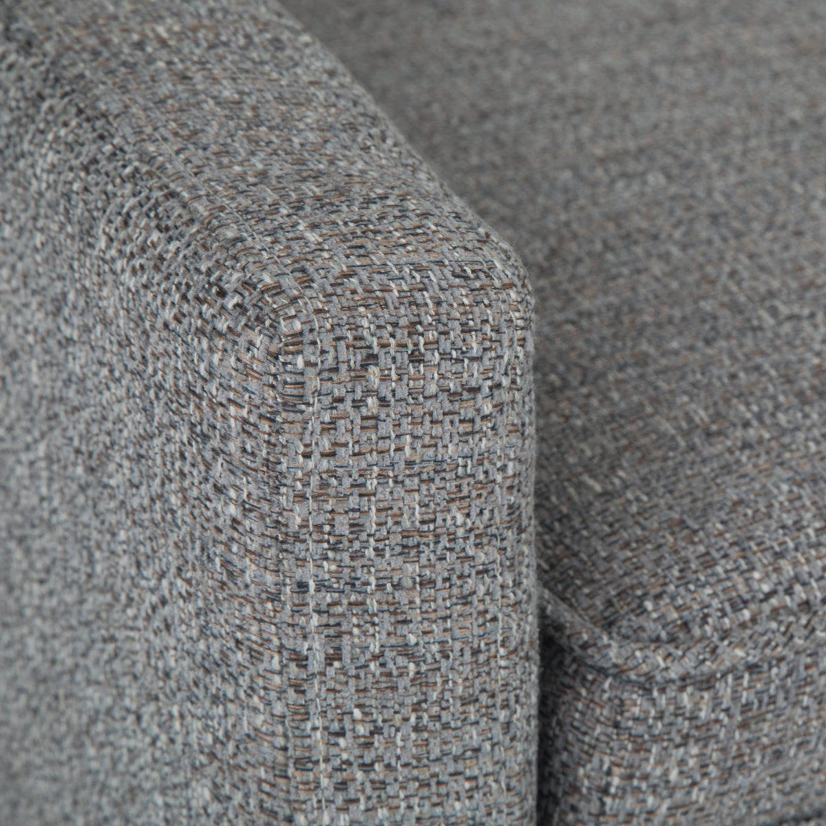 Parris 50 Inch Wide Upholstered Bench in Pebble