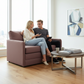 Kathy Collection Modern Upholstered Loveseat Sleeper