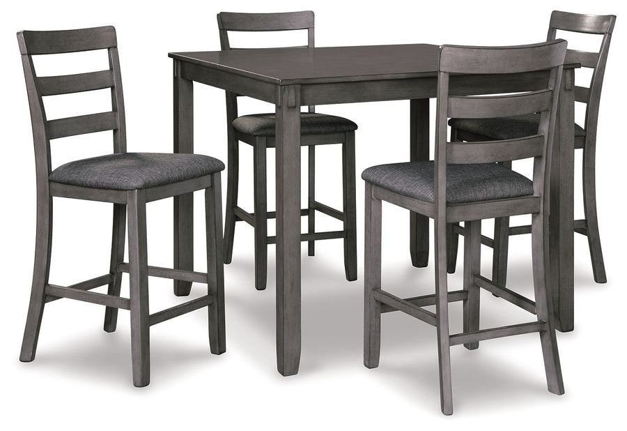 Bridson - Square Counter TBL Set (Set of 5) - Gray