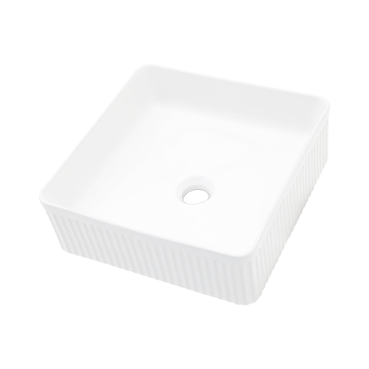 15.69"x15.69" Modern Bathroom Vessel Sink