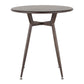 Round Dinette Table in Antique Metal
