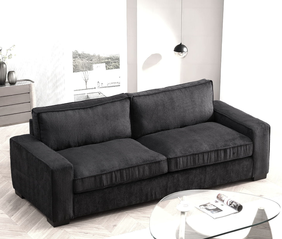 Luxe - Sofa With Sleek Design, Spacious And Comfortable 3 Seater Couch - view 16