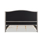 Marcella Upholstered Shelter Headboard Bed Set, King