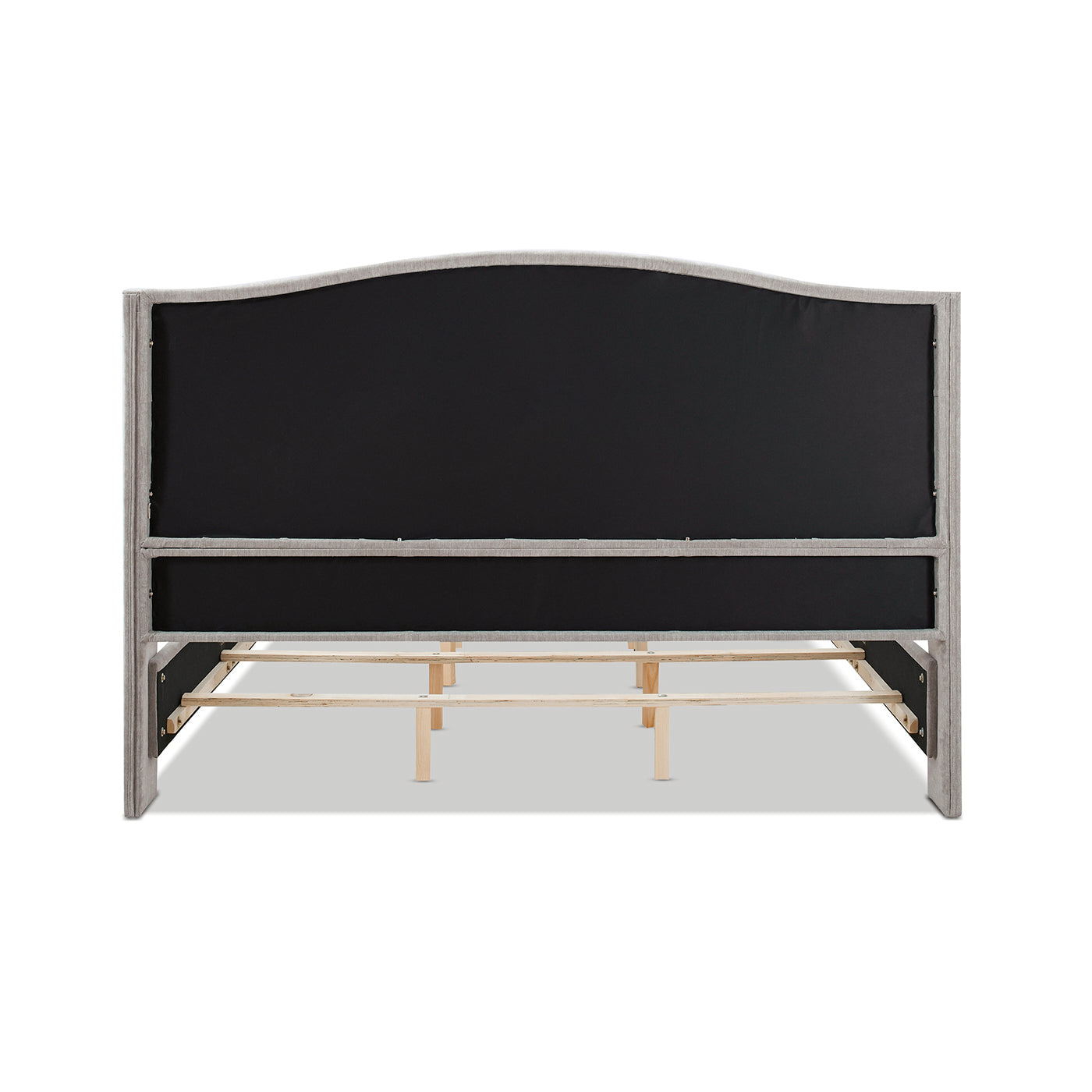 Marcella Upholstered Shelter Headboard Bed Set, King