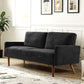 Sofa, European Style With Sleek Design, Modern & Vintage Flair, Upholstered 3 Seater Couch - view 12