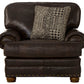 Roberto - Leather Chair - Cocoa