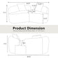 Modern Curved Loveseat - view 6