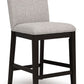 Neymorton - 5 Pc. - Rectangular Dining Room Counter Table, 4 Barstools - Dark Grayish Brown - view 5