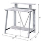 Nypho Antique White Writing Desk