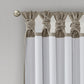 Twist Tab Total Blackout Window Curtain Panel Pewter 50x84"