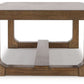 Cabalynn - Rectangular Cocktail Table - Light Brown