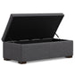 Gabbie 48 Inch Wide Rectangular Storage Ottoman