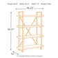 Forestmin - Bookcase - Brown / Black