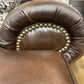 Roberto - Leather Loveseat - Cocoa