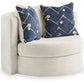 Padova - Swivel Accent Chair - Ivory