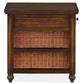 Cottage Lane - Wood Rectangular Chair Side End Table - Coffee