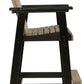 Fairen Trail - Tall Barstool (Set of 2) - Black / Driftwood