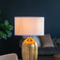 D18x31" Round Aluminum Sheet Table Lamp