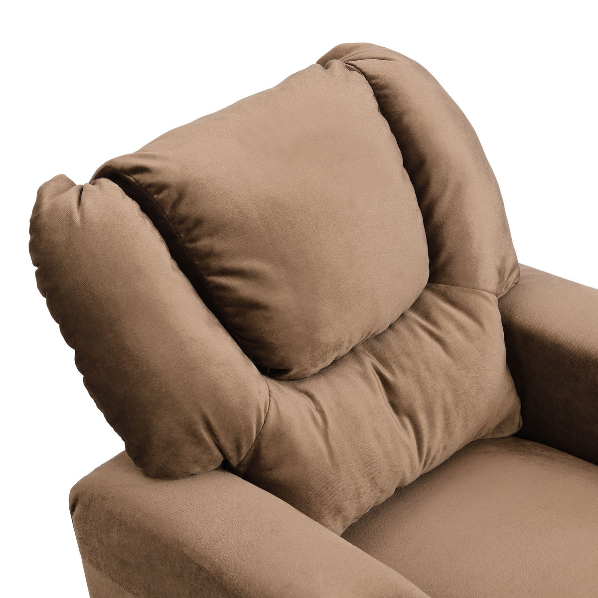 Kids Recliner Chair, Kids Upholstered Couch With Two Cup Holder, Footrest, Backrest, Toddlers Recliner With - view 3