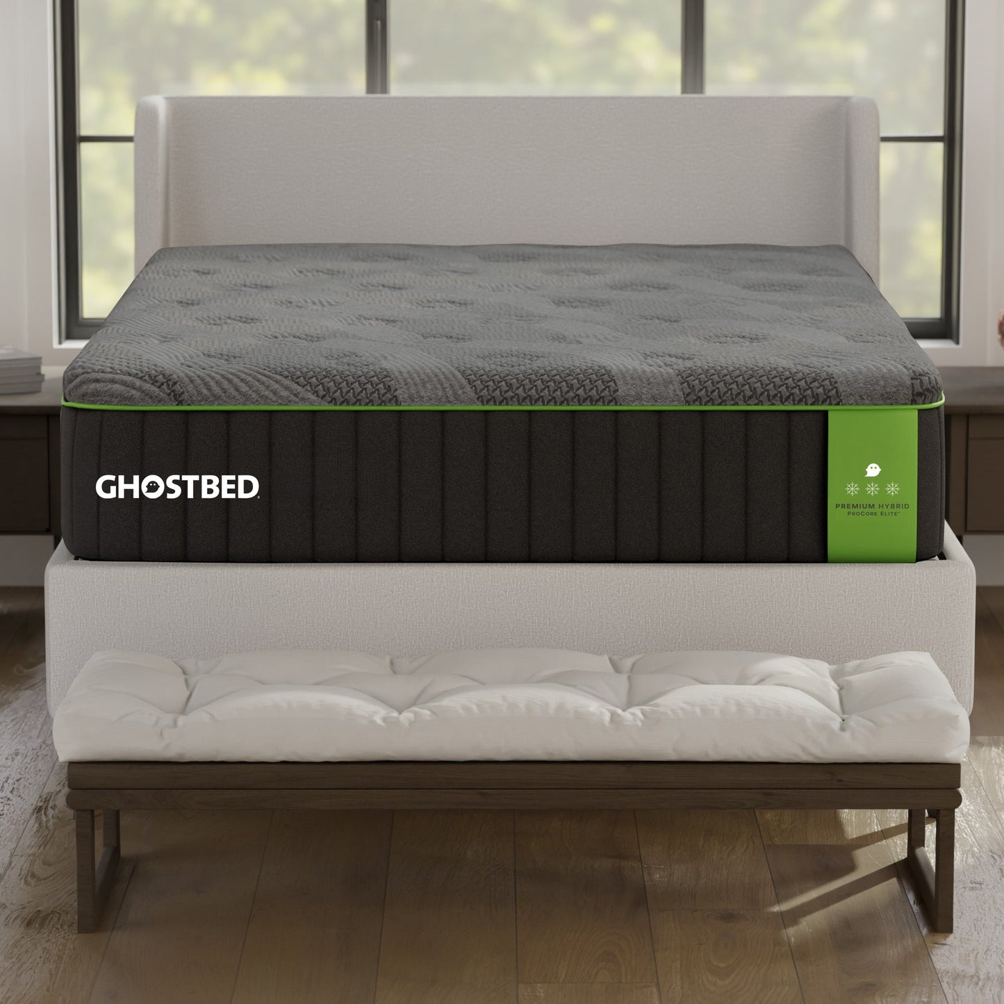 GhostBed Premium 14" King Hybrid Mattress