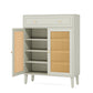 31.49” Mint Green Shoe Cabinet