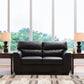 Glennbre - Loveseat - Midnight - view 4