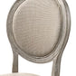 Faustine - Side Chair (Set of 2) - Tan Fabric & Salvaged Light Oak