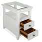 Heron Cove - Chairside End Table - Chalk White