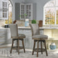 Henry 27" Armless Swivel Counter Height Bar Stool