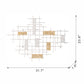 31.7x1.6x23.6" Wall Decor