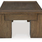 Rosswain - Lift Top Cocktail Table - Warm Brown