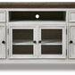 Havalance - Extra Large TV Stand - 4 Doors - Brown / Beige