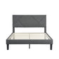 Full Size Upholstered Platform Bed Frame with Headboard