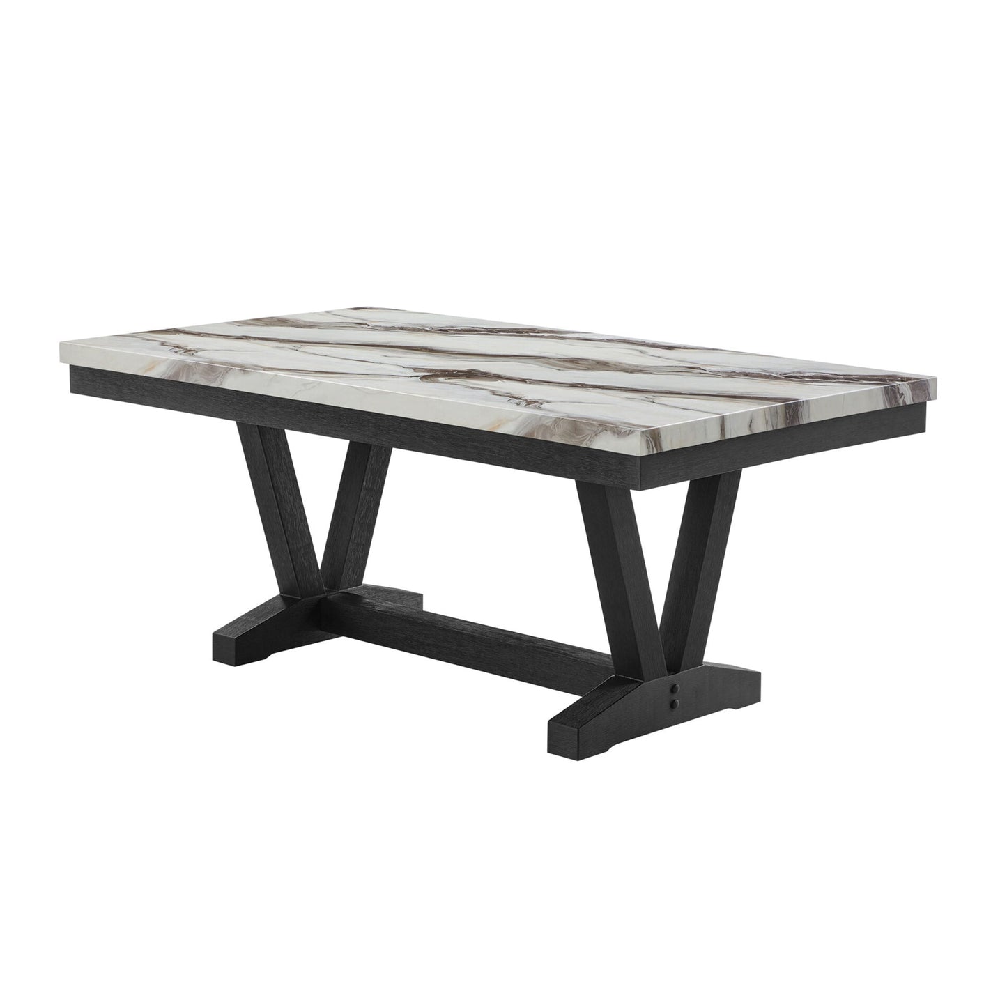 Panda Marble Dining Table