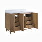 48'' Freestanding Single Sink Light Coffee Bathroom Vanity