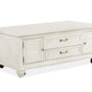 Newport - Lift Top Storage Cocktail Table (With Casters) - Alabaster