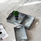 Set of 3 Decorative Galvanized Trays