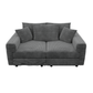 Plush Corduroy 3-Seat Sofa
