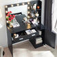 Vanity Desk with Mirror and Lights