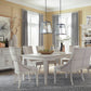 Newport - Bench With Upholstered Seat & Back - Alabaster